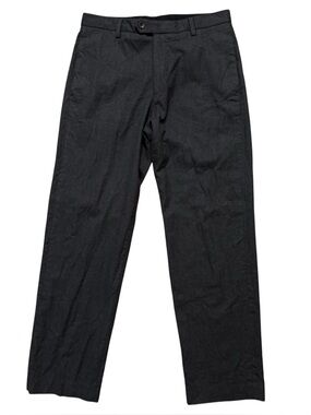 Banana Republic Dress Pants Mens Size 33x32 (Fits 33x31) Gavin 100% Wool Gray
